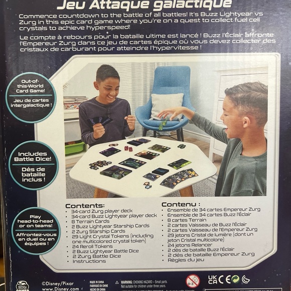 Disney Pixar Lightyear Galactic Attack Game Card and Dice Game - Picture 4 of 8